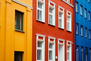 Cómo se pueden elegir colores para las fachadas